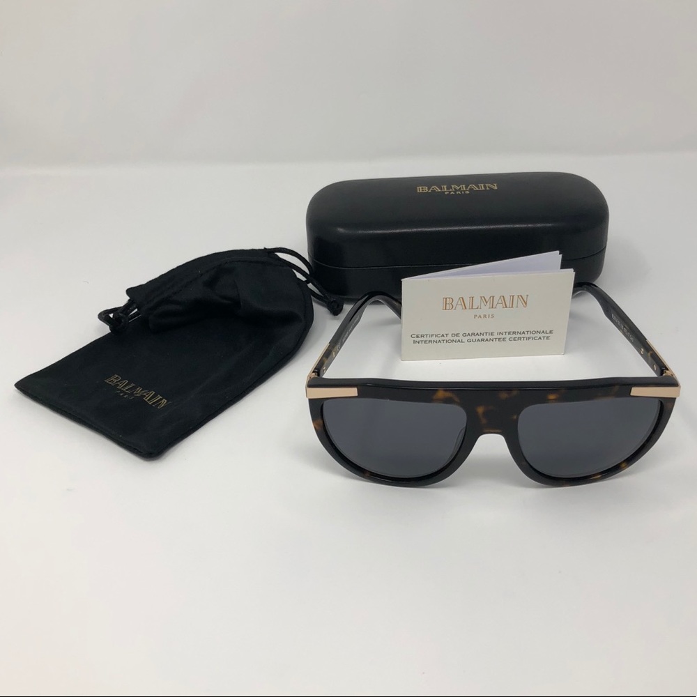 Balmain Sunglasses 57mm Dark Tortoise